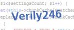 verification code